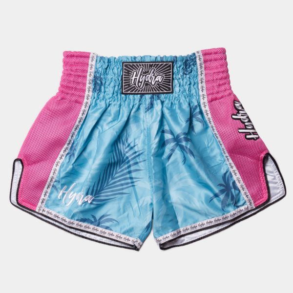 Hydra Miami Turquoise & Pink Muay Thai Shorts